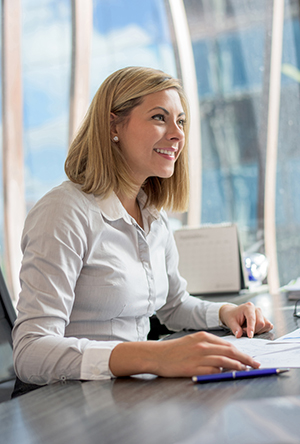 Woman at Desk